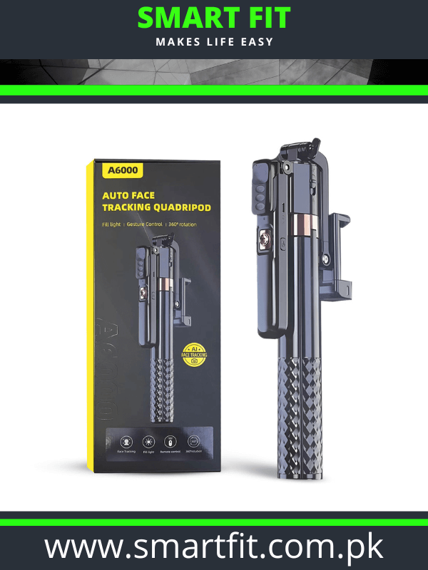 a6000-gimbal-extendable-auto-face-tracking-ai-intelligent-quadripod-wireless-remote-with-fill-light