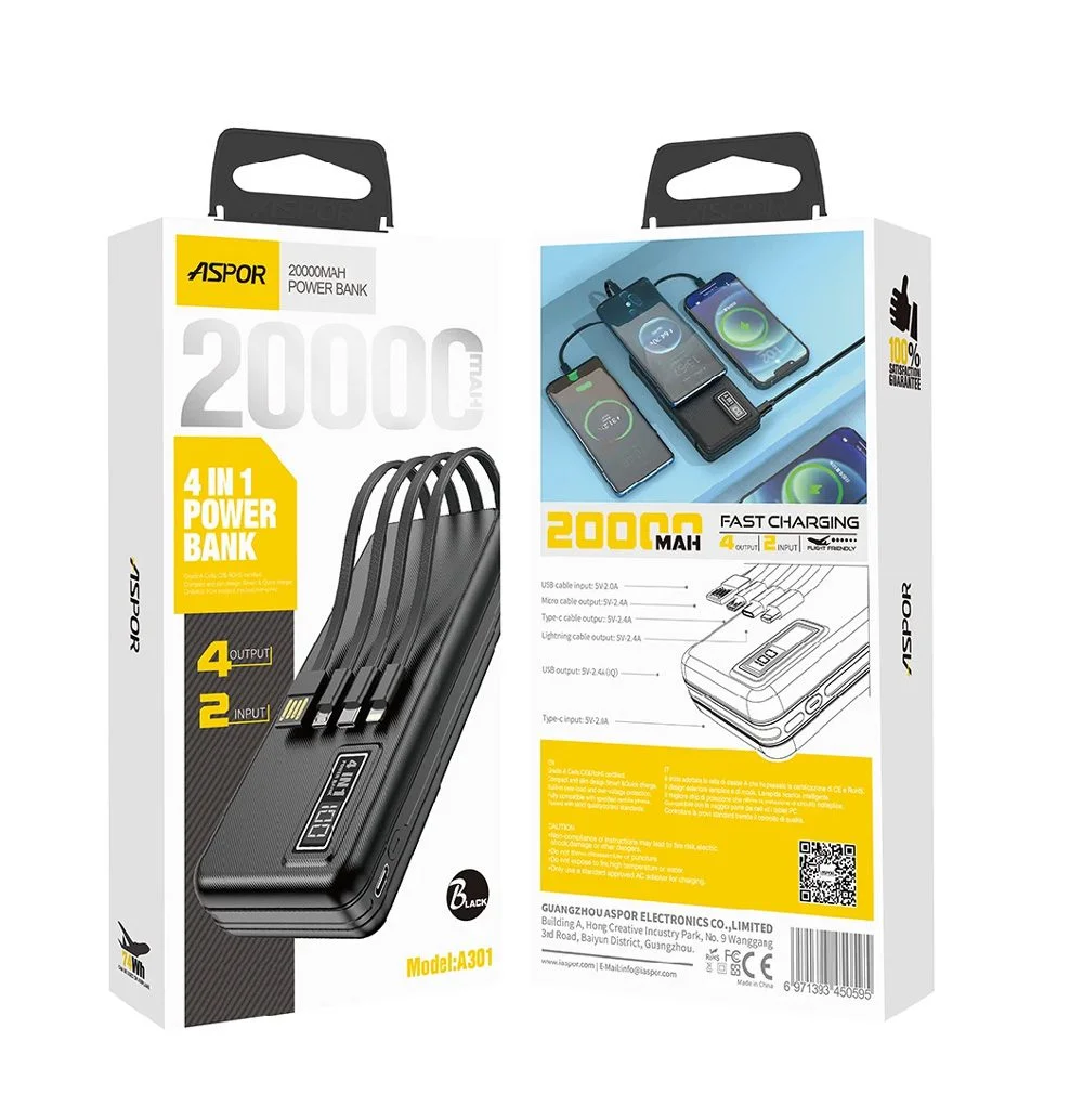aspor-a301-4-in-1-power-bank-20000mah-with-lcd-digital-display