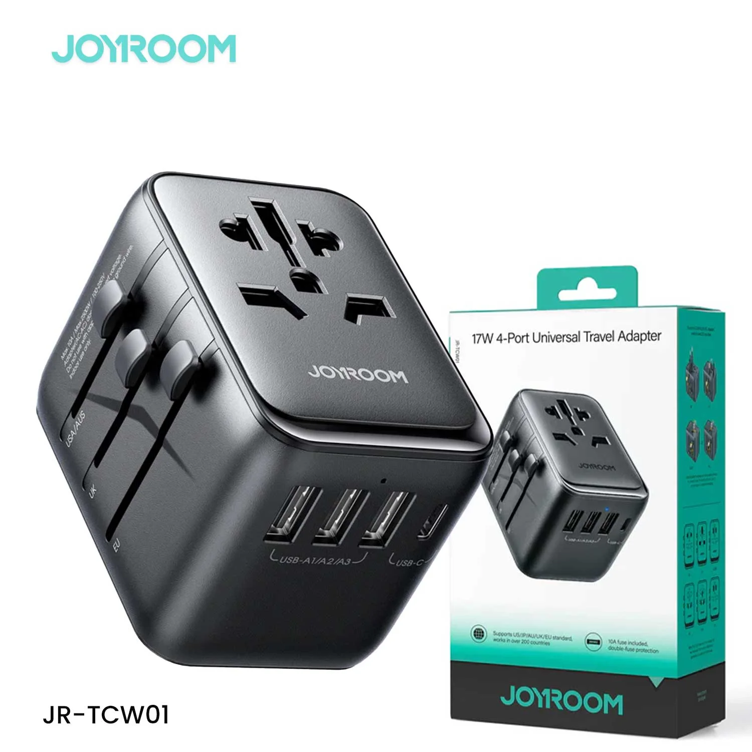 joyroom-jr-tcw01-17w-4-port-universal-travel-adapter