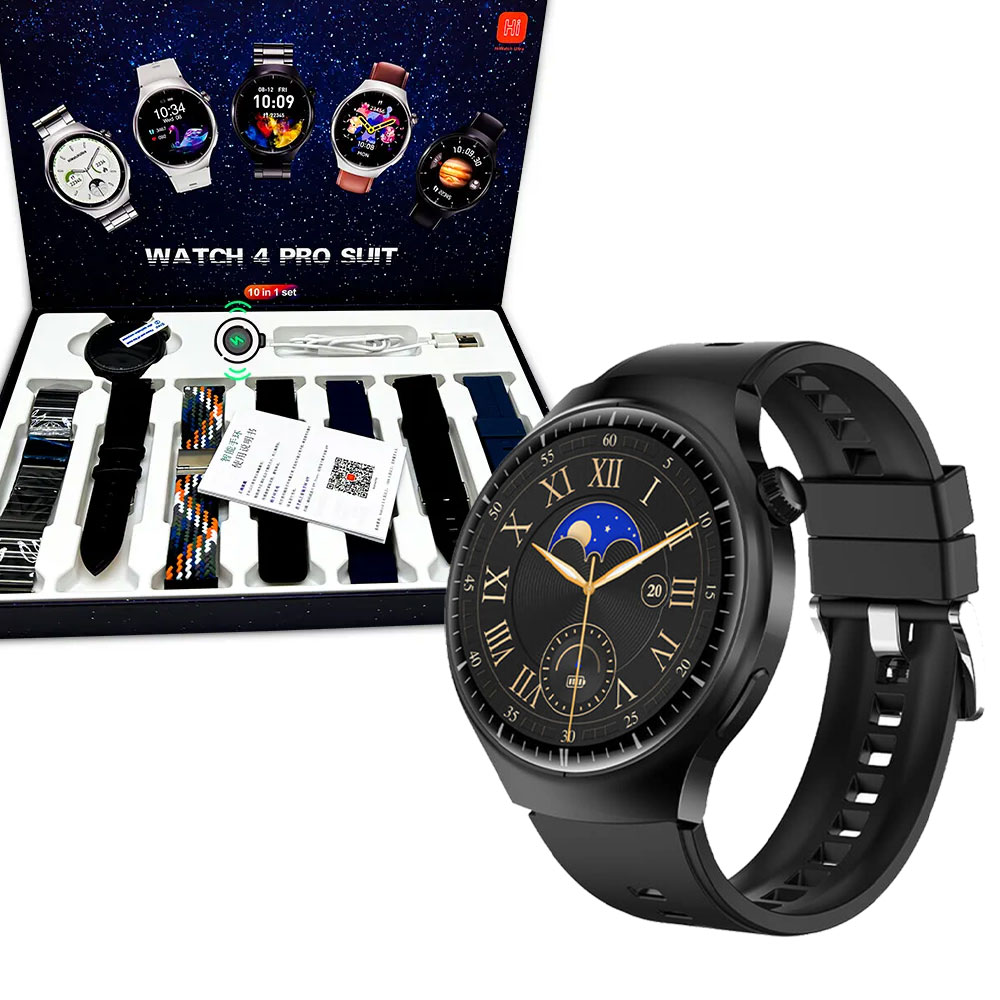 watch-4-pro-suit-smartwatch-with-7-straps-high-definition-color-screen-healthy-monitoring-custom-dial-with-hiwatchpro-app