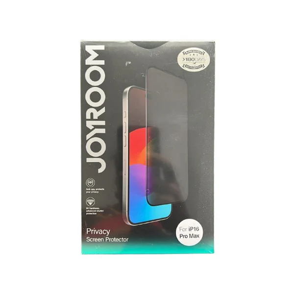 joyroom-jr-mlg0283-tempered-glass-screen-protector-25d-full-screen-with-black-edge-for-ip-16-pro-max-privacydustproof